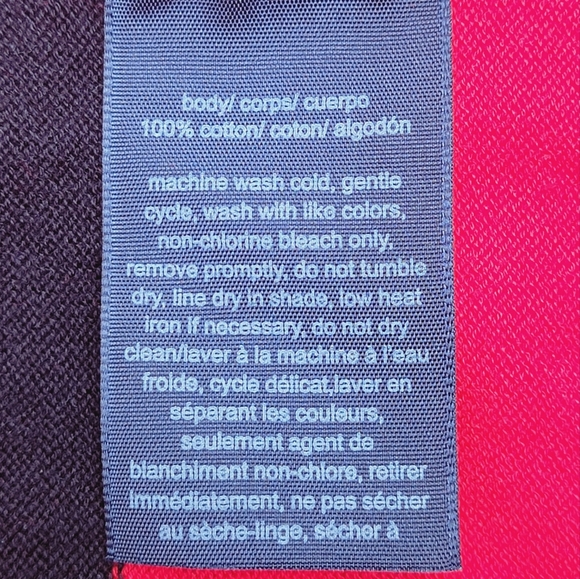 Tommy Hilfiger Cotton Striped Red Blue Pullover Sweater with Logo Women's Size L - Picture 8 of 10